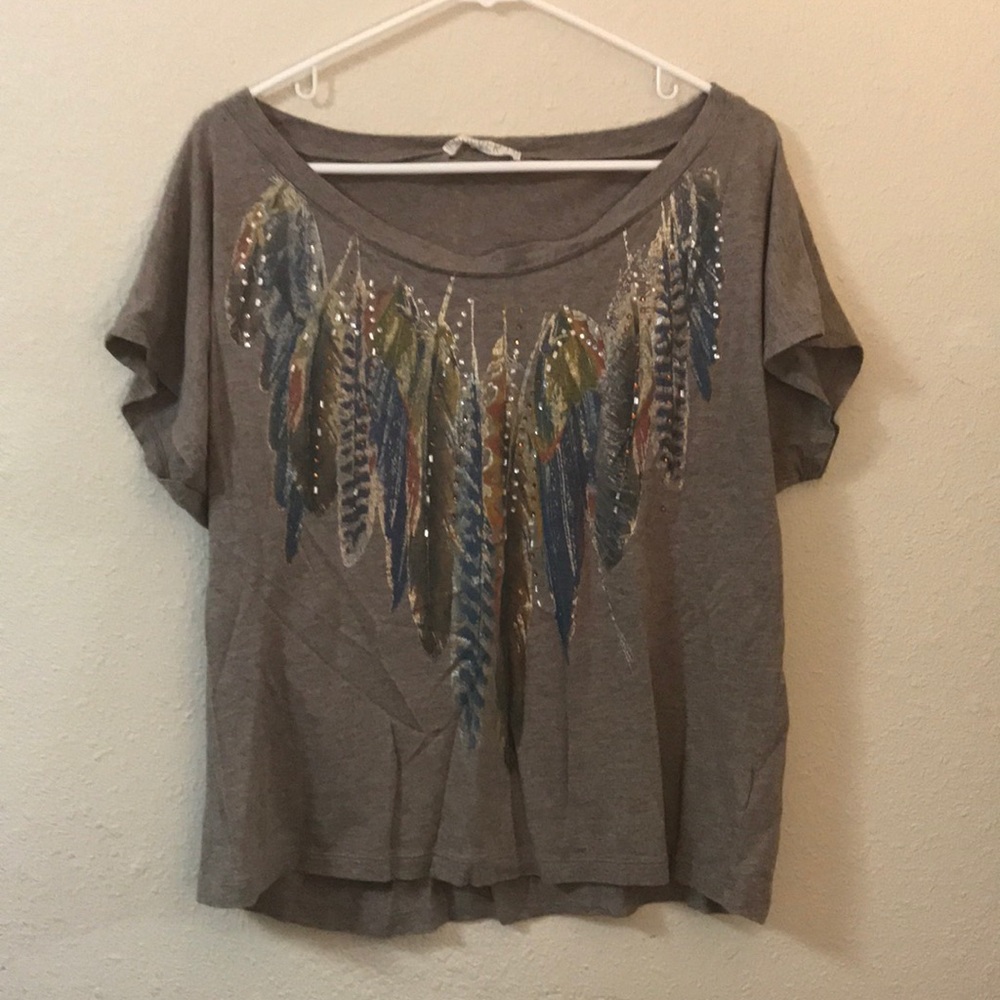 Feather Design Shirt